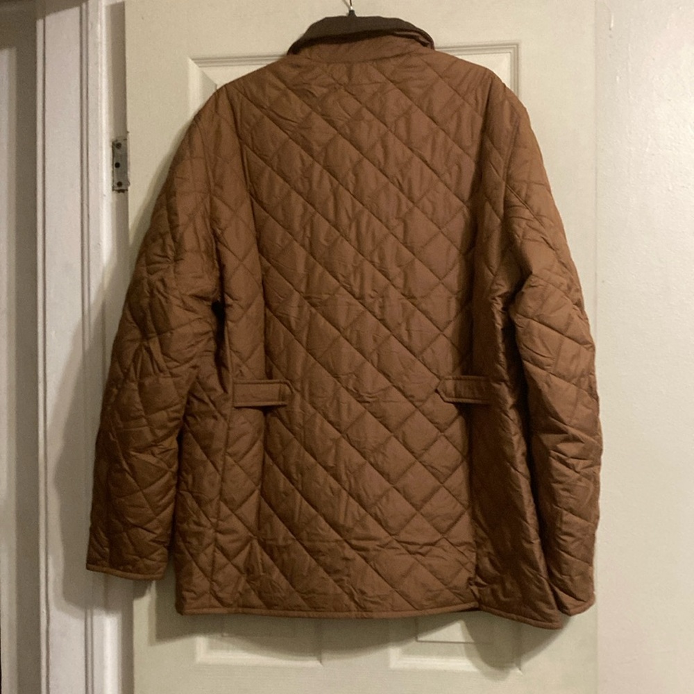 NWT Brooks Brothers Diamond Quilted Jacket - Bison (Brown) - Picture 6 of 14